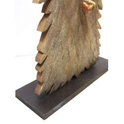 Choinka drewniana ART SQUAD 63cm brązowa